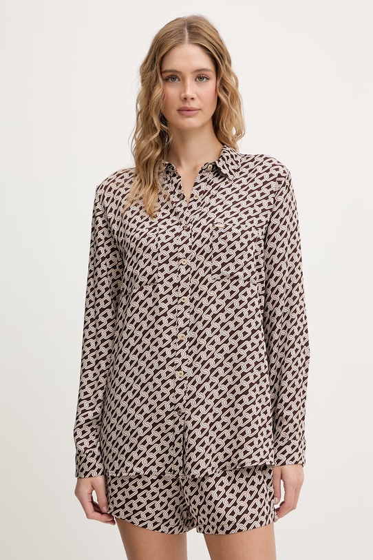 Melissa Odabash koszula plażowa Millie brązowy MO.MILLIE