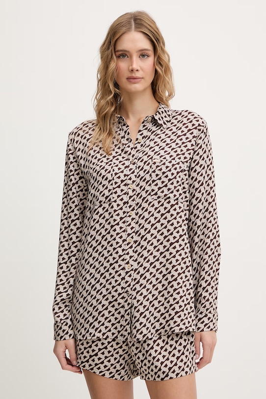 Melissa Odabash koszula plażowa Millie brązowy MO.MILLIE