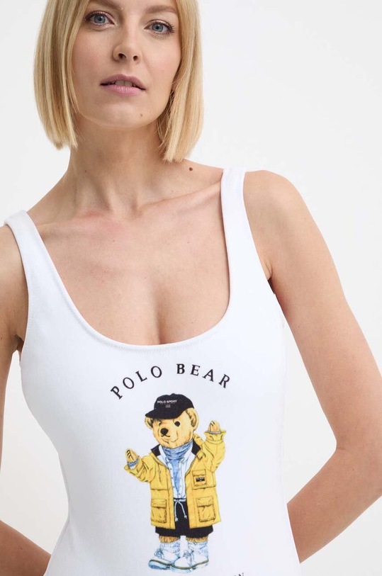 Odjeća Jednodijelni kupaći kostim Polo Ralph Lauren 21490410 bijela