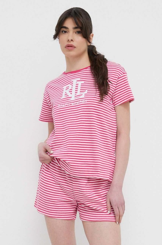Lauren Ralph Lauren piżama dzianina różowy ILN12311