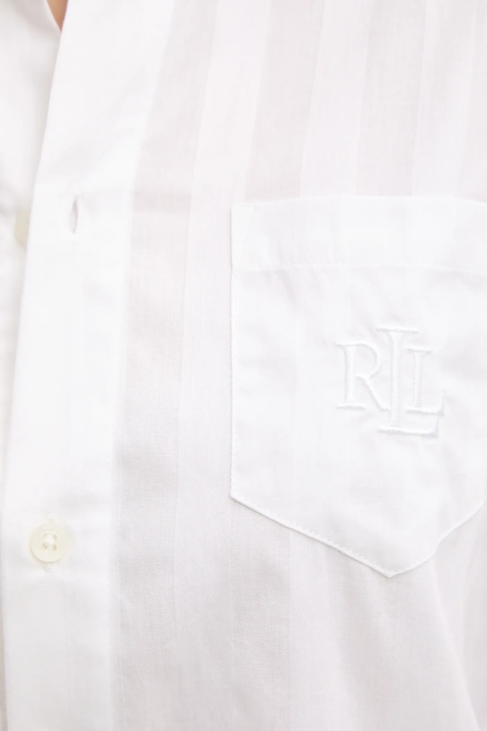 Lauren Ralph Lauren koszula nocna bawełniana ILN32305 biały