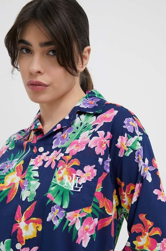 Nočná košeľa Lauren Ralph Lauren ILN32308 tmavomodrá SS24
