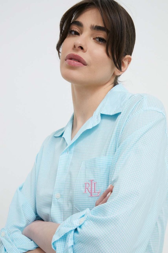 Lauren Ralph Lauren koszula nocna ILN32317 niebieski SS24