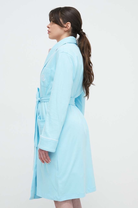 Odzież Lauren Ralph Lauren szlafrok bawełniany ILN42319 niebieski