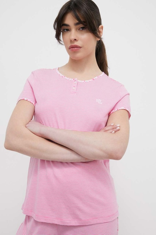 Lauren Ralph Lauren piżama ILN72320 różowy SS24