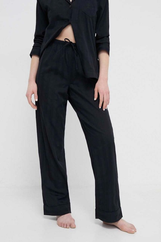 Oblečenie Bavlnené pyžamo Lauren Ralph Lauren ILN92305 čierna