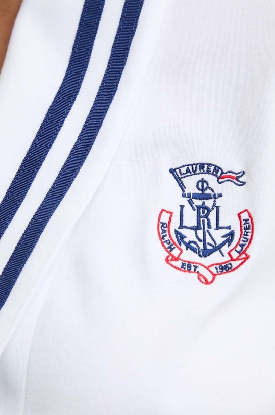 Lauren Ralph Lauren szlafrok bawełniany biały ILN42338