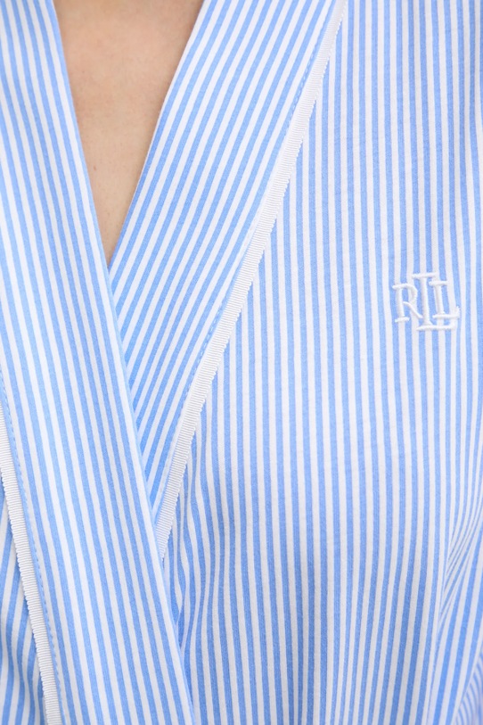 Lauren Ralph Lauren halat de baie din bumbac I814702 albastru