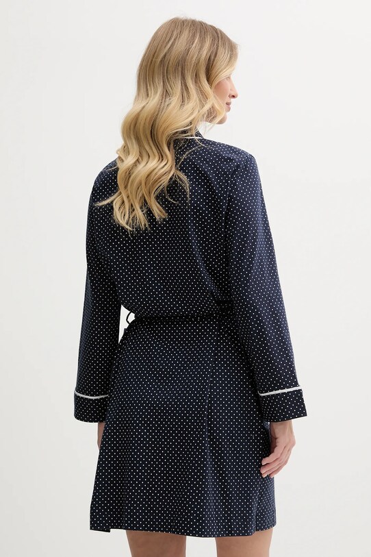 Bavlněný župan Lauren Ralph Lauren I814702 námořnická modř AA00