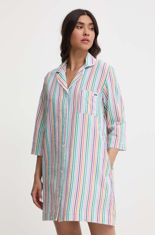 Bavlněná noční košile Dkny látka vícebarevná YI30011