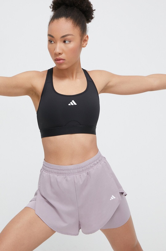 Sportovní podprsenka adidas Performance Powerimpact černá IQ3377