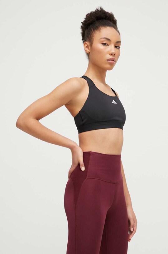 Спортен сутиен adidas Performance TLDRREACT черен IQ3382