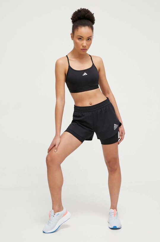Спортивный бюстгальтер adidas Performance Aeroreact IQ3388 чёрный SS24