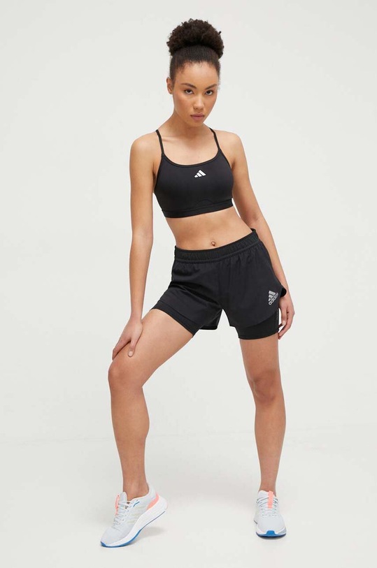 Športová podprsenka adidas Performance Aeroreact IQ3388 čierna SS24