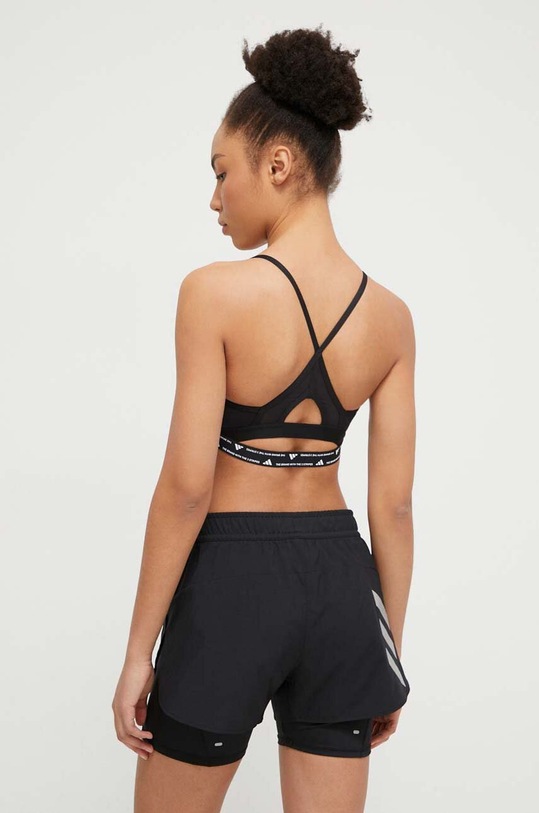 Oblečenie Športová podprsenka adidas Performance Aeroreact IQ3388 čierna