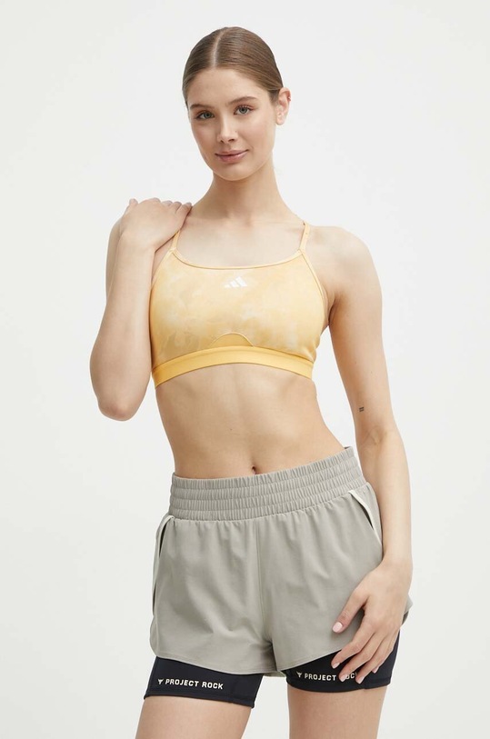 Športová podprsenka adidas Performance žltá IS4236