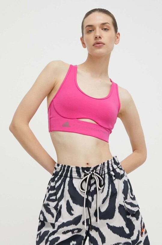 Одяг Спортивний бюстгальтер adidas by Stella McCartney IT5718 рожевий