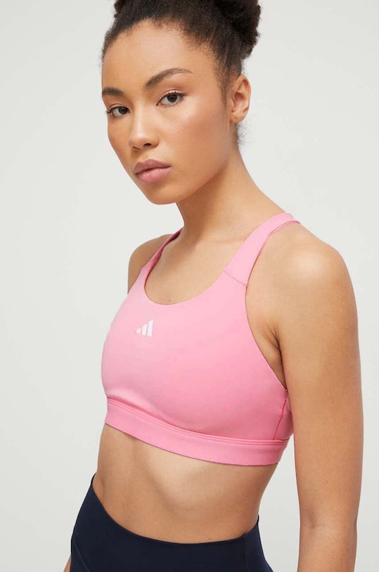 Športová podprsenka adidas Performance IT6684 ružová