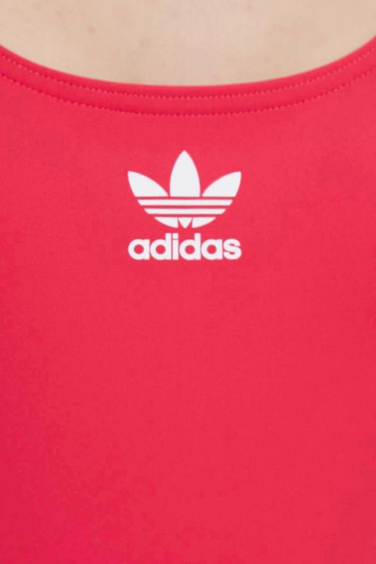 Суцільний купальник adidas Originals рожевий IT8628