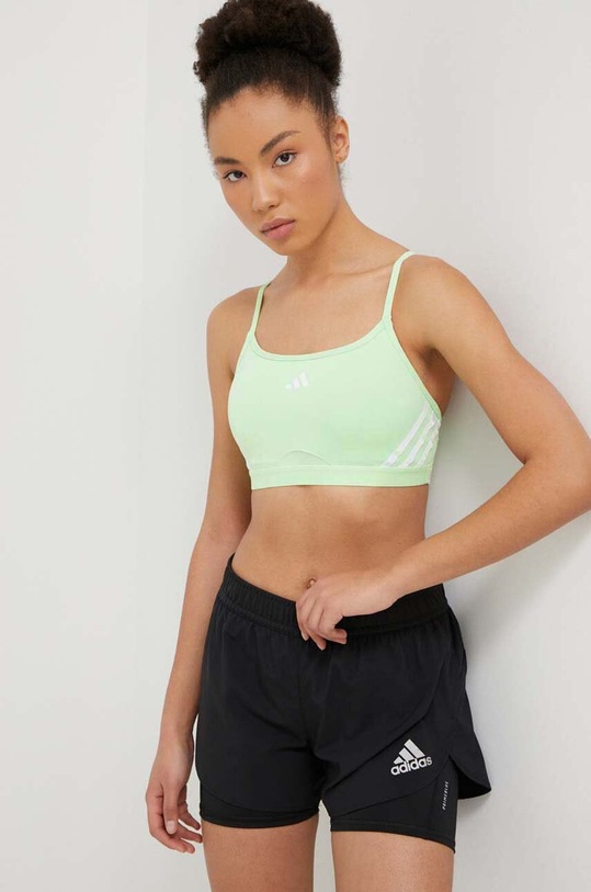 Športová podprsenka adidas Performance Aeroreact zelená IU1718
