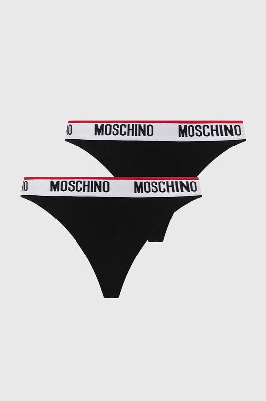 Moschino Underwear tanga 2-pack tanga negru 1382.4402