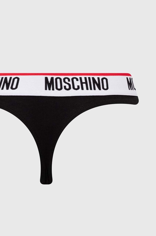 Îmbrăcăminte Moschino Underwear tanga 2-pack 1382.4402 negru