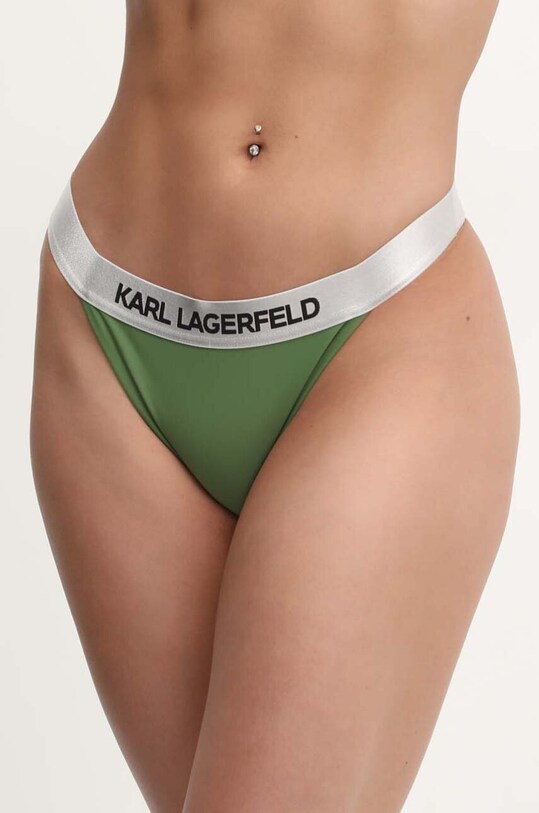 Karl Lagerfeld chiloti de baie fund verde 240W2219