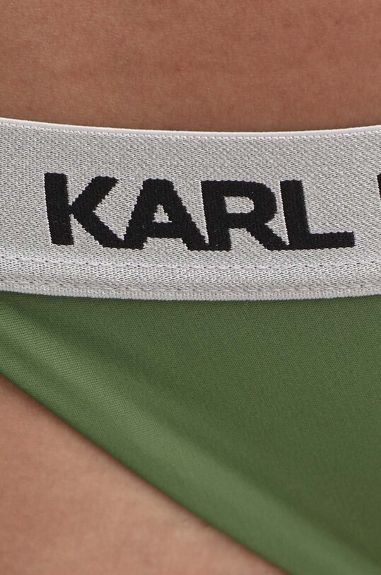Μαγιό σλιπ μπικίνι Karl Lagerfeld πράσινο 240W2219
