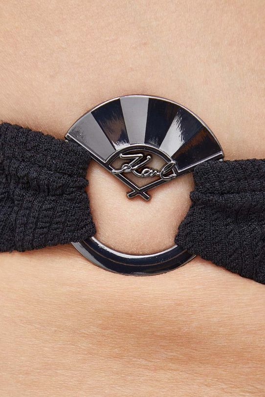 Plavkové nohavičky Karl Lagerfeld čierna 240W2202