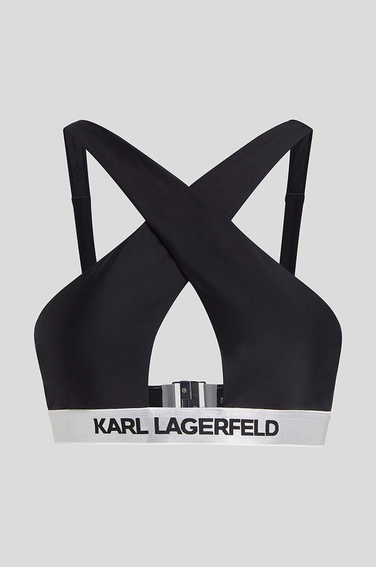 Karl Lagerfeld biustonosz kąpielowy miękka czarny 240W2216