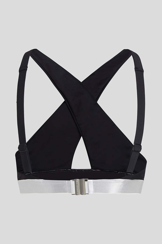 Karl Lagerfeld biustonosz kąpielowy 240W2216 czarny SS24