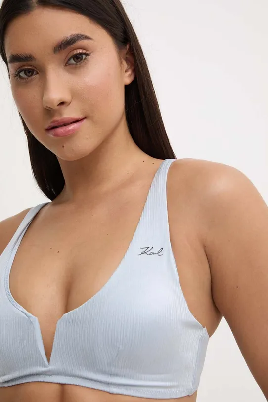 Karl Lagerfeld top bikini top blu 240W2209