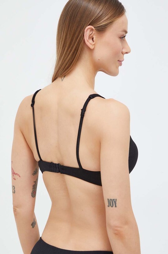 Ρούχα Bikini top Karl Lagerfeld 240W2209 μαύρο