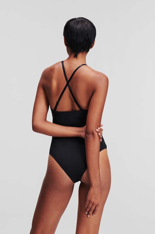 Karl Lagerfeld body 240W2132 czarny SS24