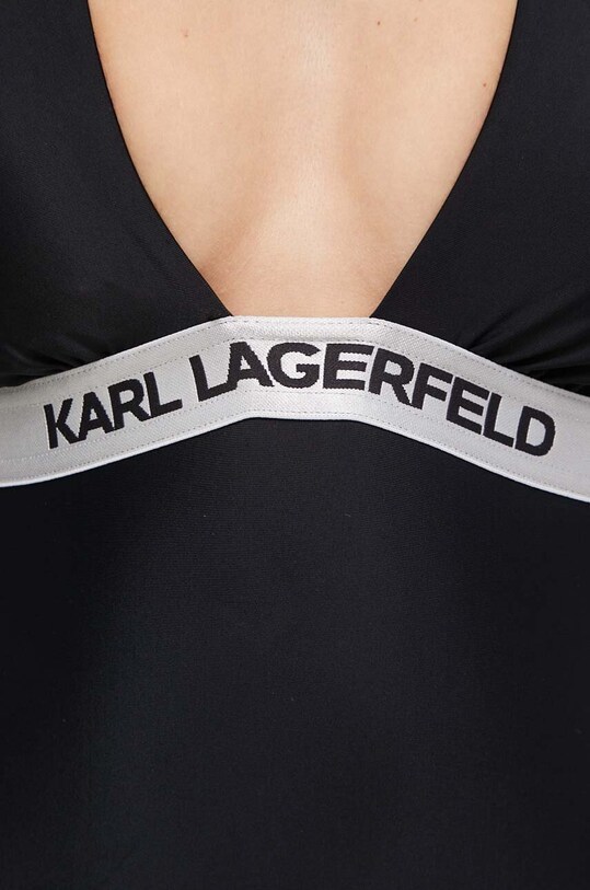 Jednodielne plavky Karl Lagerfeld 240W2220 čierna