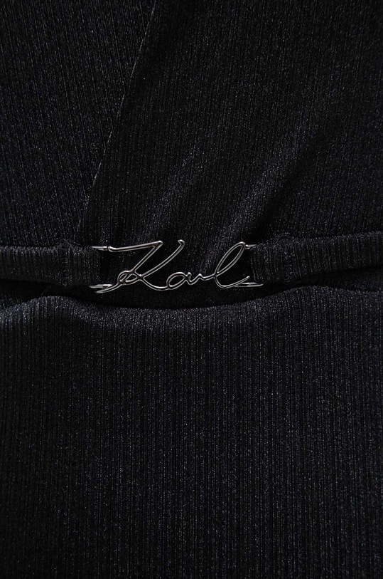 Karl Lagerfeld jednoczęściowy strój kąpielowy czarny 240W2259