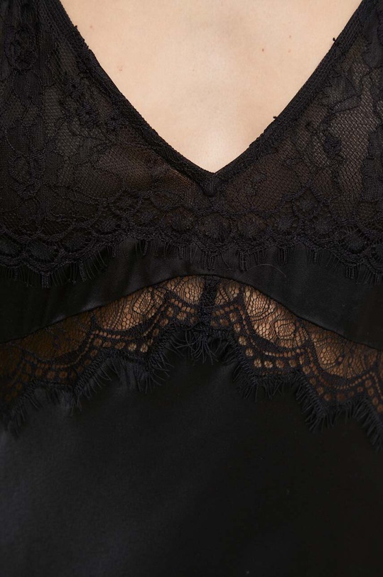 Nočná košeľa Karl Lagerfeld 235W2101 čierna