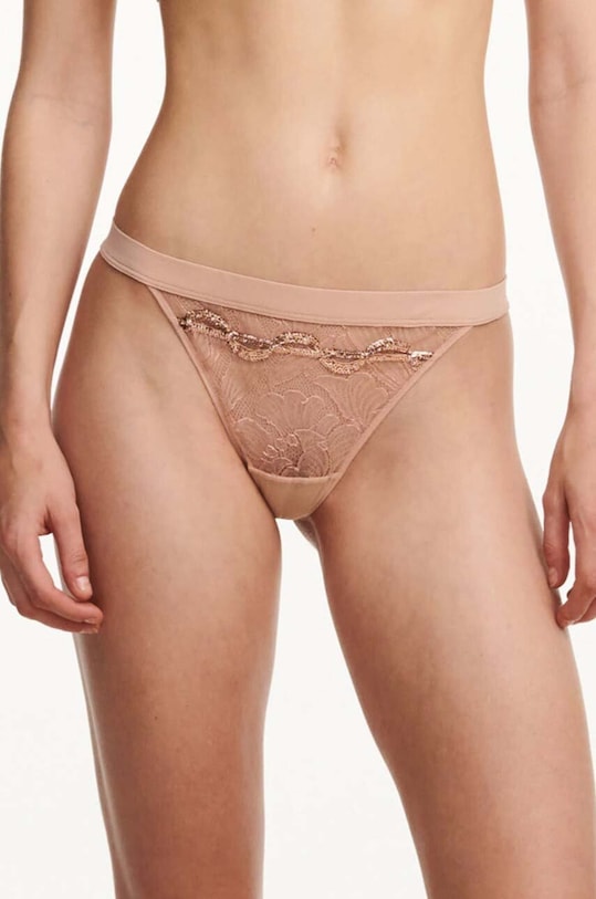 Стринги Chantelle X кружево бежевый C06GG5.00Q