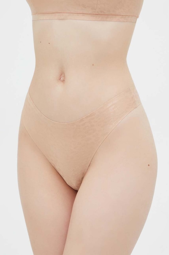 Chantelle stringi SOFT STRETCH dzianina beżowy C11DG9.0X7