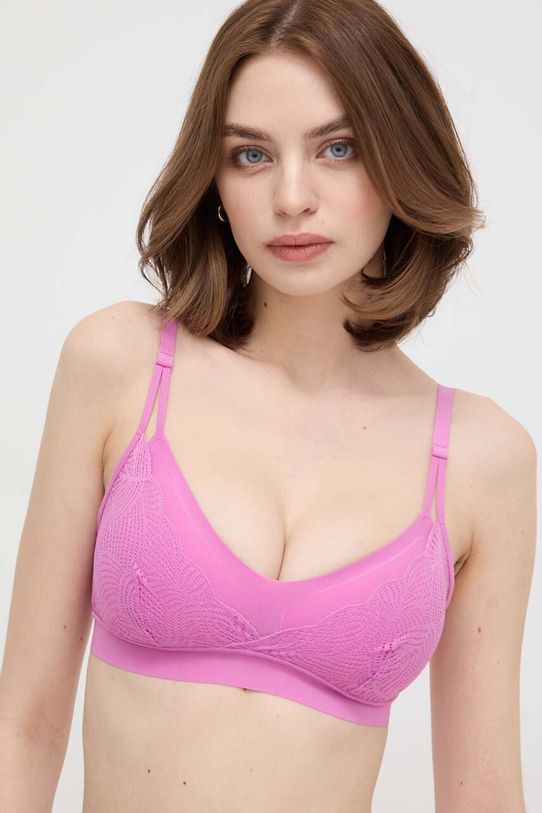 Chantelle biustonosz SOFT STRETCH dzianina różowy C11GQ9.0PD