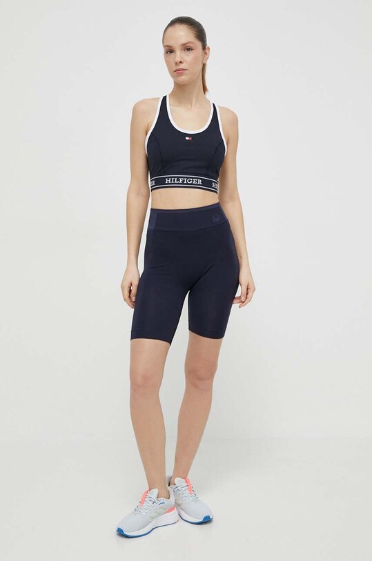 Спортивный бюстгальтер Tommy Hilfiger WW0WW41517 тёмно-синий SS24