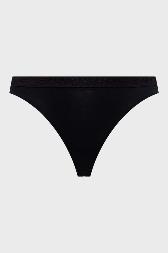 Kalhotky brazilky Emporio Armani Underwear 2-pack 163337.4R235 černá SS24