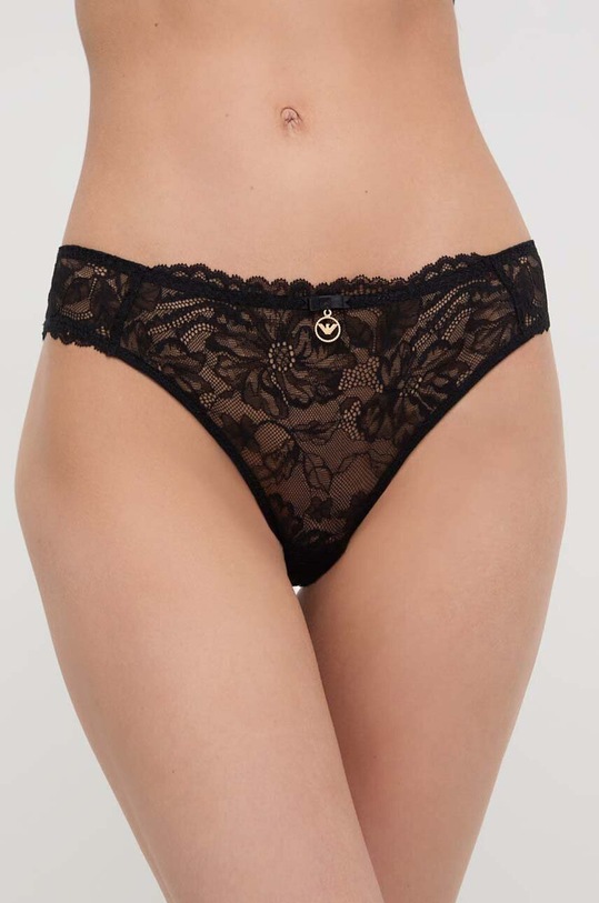 Emporio Armani Underwear figi dzianina czarny 164398.4R206
