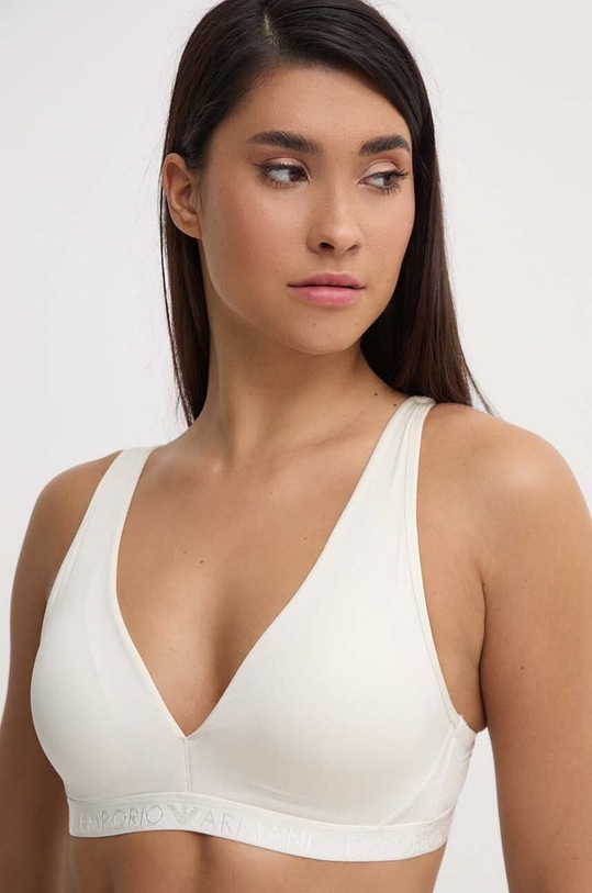 Emporio Armani Underwear biustonosz dzianina beżowy 164530.4R235