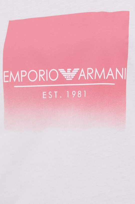 Bavlněná noční košile Emporio Armani Underwear 164687.4R255 bílá