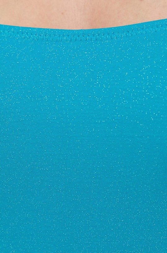 Pepe Jeans jednoczęściowy strój kąpielowy LUREX CO SWIMSUIT turkusowy PLB10494