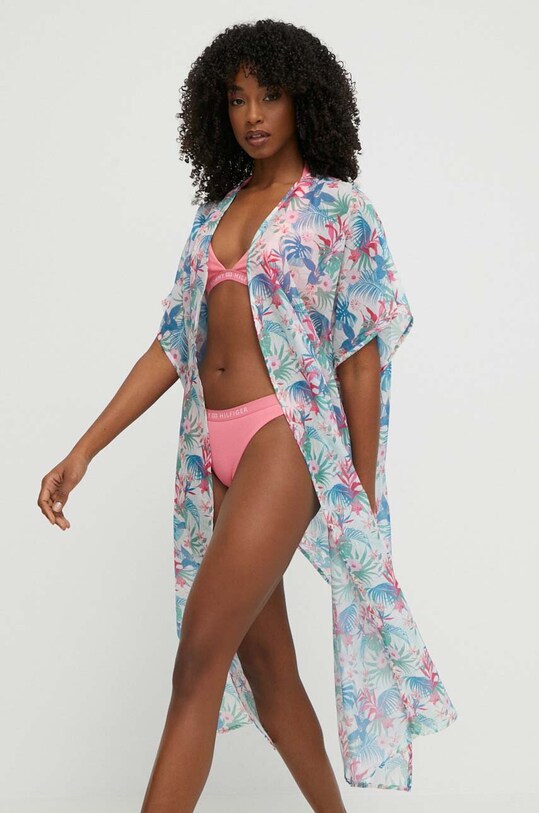 Ogrtač za plažu Pepe Jeans HIBISCUS KAFTAN PLB10513 šarena SS24