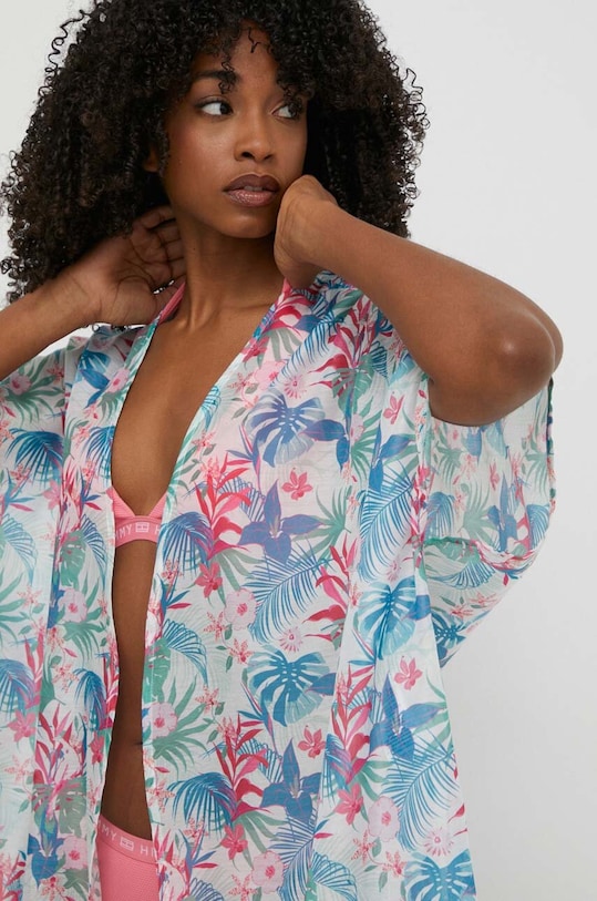 Ogrtač za plažu Pepe Jeans HIBISCUS KAFTAN PLB10513 šarena