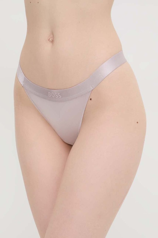 Tanga BOSS tanga fialová 50515419