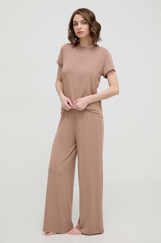 BOSS pantaloni de lounge 50515585 bej SS24
